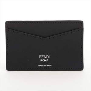 Fendi Brown FF Zucca card case