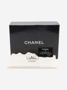 Chanel Black vintage 1989 medium lambskin Classic Double Flap bag