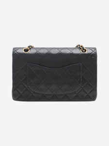 Chanel Black vintage 1989 medium lambskin Classic Double Flap bag