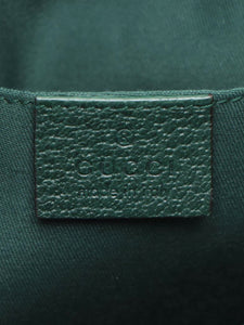 Gucci Brown GG canvas and leather shoulder bag