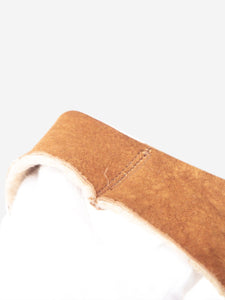 Chanel Brown vintage 2000 Coco Mark Mouton shoulder bag