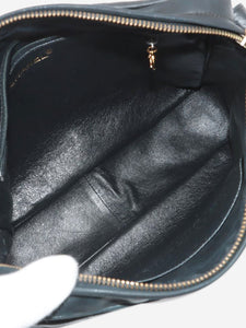 Chanel Black vintage 1991 Matelasse lambskin shoulder bag