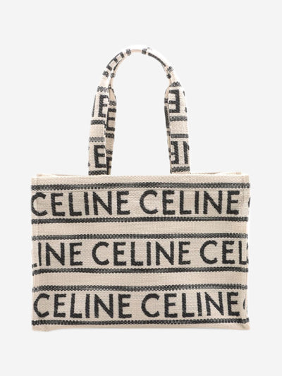 Neutral large Cabas Thaise canvas tote bag Tote Bags Celine 
