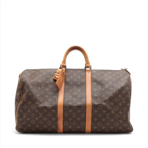 Louis Vuitton Brown vintage 1995 Monogram Keepall 55