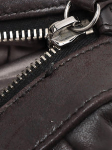 Chanel Black 2004 Bubble-Quilt lambskin chain shoulder bag