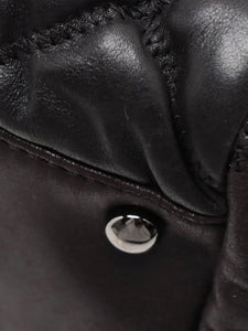 Chanel Black 2004 Bubble-Quilt lambskin chain shoulder bag