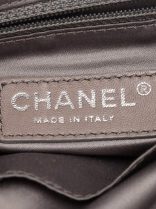 Chanel Black 2004 Bubble-Quilt lambskin chain shoulder bag