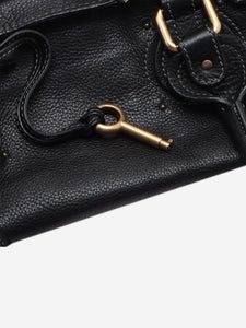 Chloe Black Paddington leather top handle bag