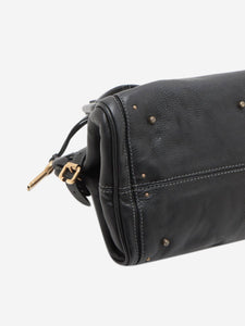 Chloe Black Paddington leather top handle bag
