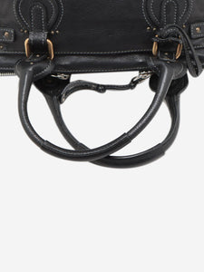 Chloe Black Paddington leather top handle bag