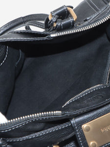 Chloe Black Paddington leather top handle bag