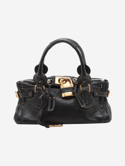 Black Paddington leather top handle bag Top Handle Bags Chloe 