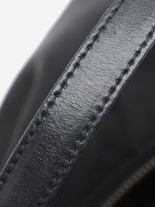 Prada Black nylon and leather shoulder bag