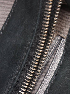 Chanel Black 2012 Ultra Stitch leather chain tote bag