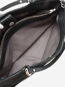 Chanel Black 2012 Ultra Stitch leather chain tote bag