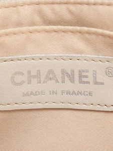 Chanel Black 2010 silk and lambskin Classic Single Flap bag