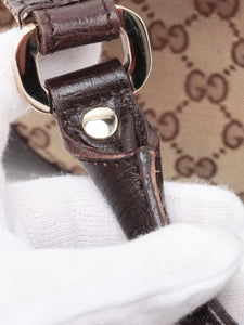 Gucci Brown GG canvas Sherry Line shoulder bag