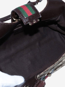 Gucci Brown GG canvas Sherry Line shoulder bag