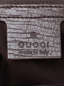 Gucci Brown GG canvas Sherry Line shoulder bag