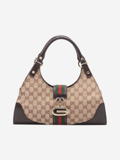 Brown GG canvas Sherry Line shoulder bag Shoulder bags Gucci 