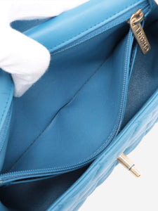 Chanel Blue 2019 mini lambskin Single Flap shoulder bag