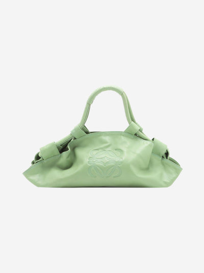 Green Nappa Aire leather bag Top Handle Bags Loewe 