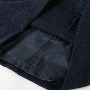 Chanel Boutique Navy blue wool skirt - size UK 10