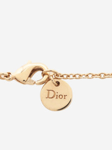 Christian Dior Gold Clair D Lune necklace