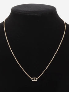 Christian Dior Gold Clair D Lune necklace