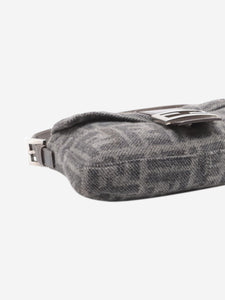 Fendi Grey Zucca Mamma Baguette shoulder bag