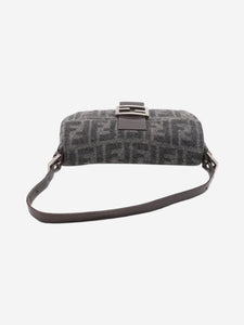 Fendi Grey Zucca Mamma Baguette shoulder bag