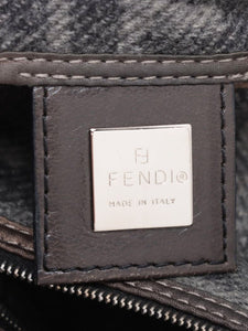 Fendi Grey Zucca Mamma Baguette shoulder bag