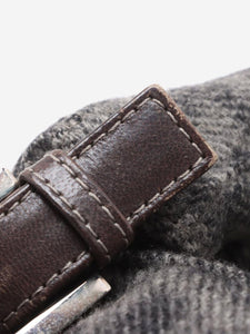 Fendi Grey Zucca Mamma Baguette shoulder bag