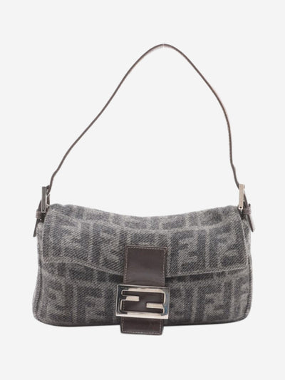 Grey Zucca Mamma Baguette shoulder bag Shoulder bags Fendi 