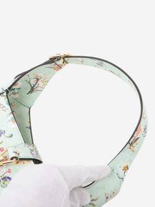 Gucci Green Jackie 1961 floral shoulder bag