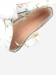 Gucci Green Jackie 1961 floral shoulder bag