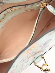 Gucci Green Jackie 1961 floral shoulder bag