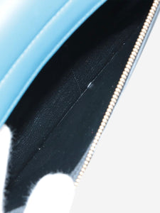 Celine Blue Trapeze leather and suede 2way bag