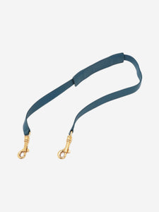 Celine Blue Trapeze leather and suede 2way bag