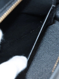 Celine Blue Trapeze leather and suede 2way bag