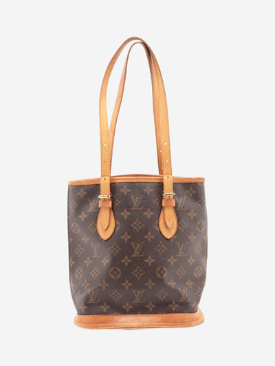 Brown vintage 2003 Monogram Bucket PM tote bag