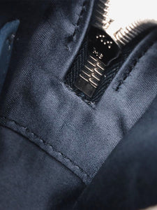 Miu Miu Dark blue sequin logo pouch bag