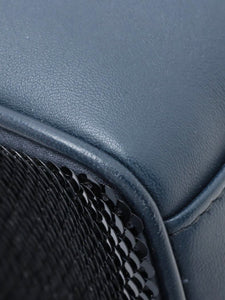 Miu Miu Dark blue sequin logo pouch bag