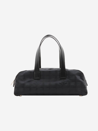 Black vintage 2004 New Travel Line bag Top Handle Bags Chanel 