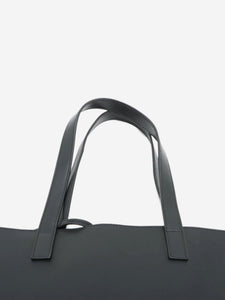 Saint Laurent Black Paris Sac Shopping leather tote
