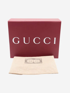 Gucci Pale green limited edition Jackie 1961 floral leather bag