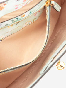Gucci Pale green limited edition Jackie 1961 floral leather bag