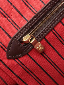 Louis Vuitton Brown 2015 Damier Ebene Neverfull MM tote bag