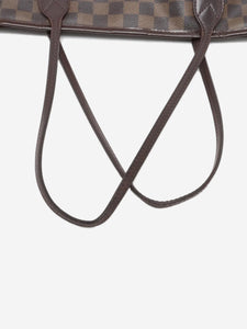 Louis Vuitton Brown 2015 Damier Ebene Neverfull MM tote bag