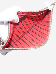 Louis Vuitton Brown 2015 Damier Ebene Neverfull MM tote bag